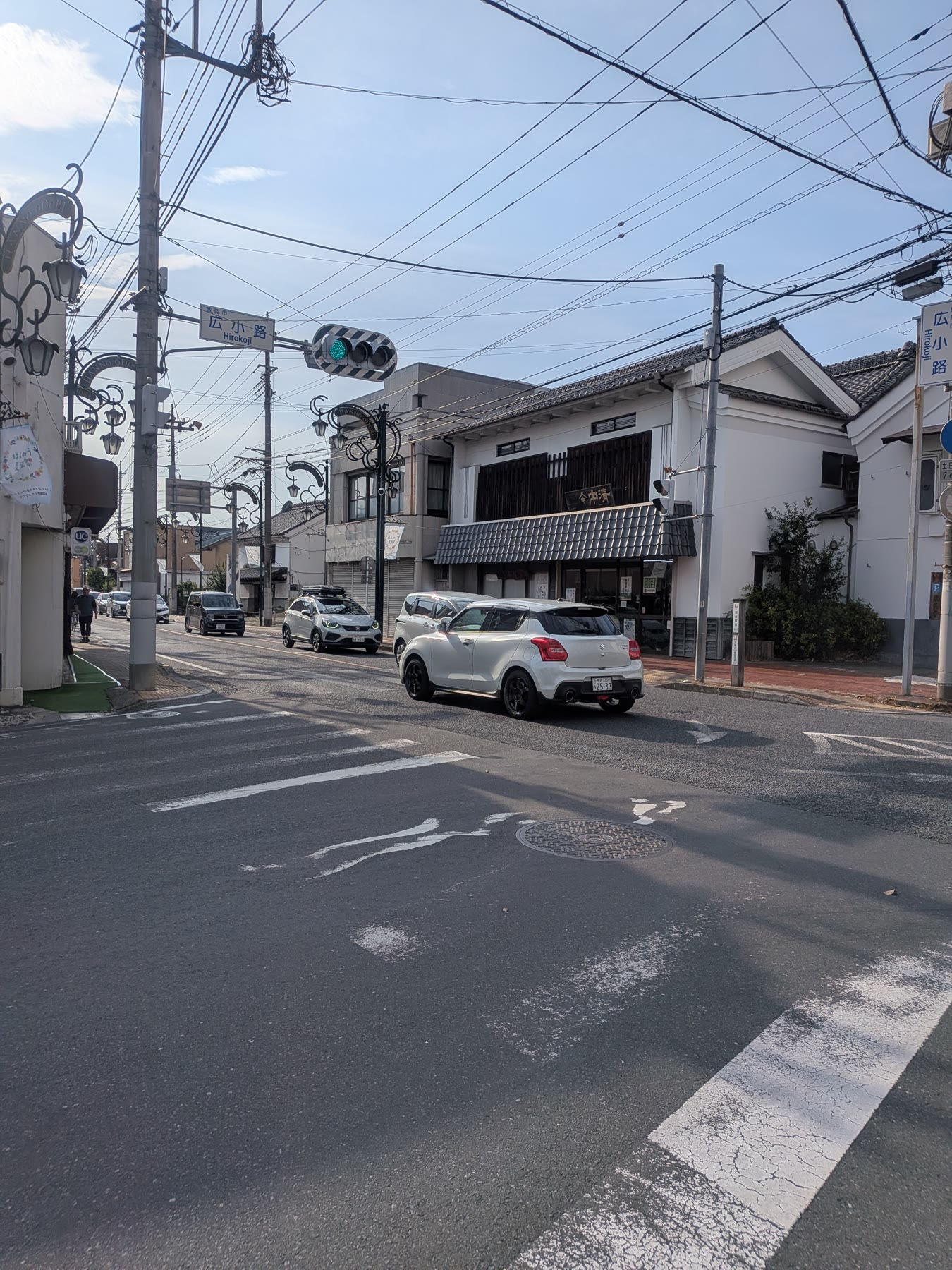 Hirokoji and central Hanno before the summer festival